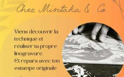 Atelier Linogravure – 15 mars – Mintaka & Co